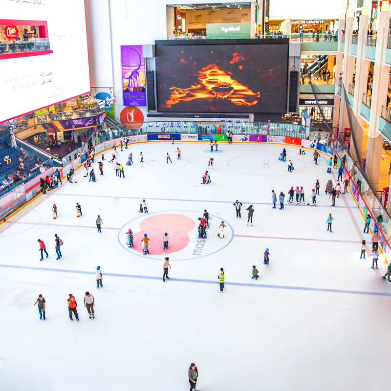 Ice Rink – Dubai Mall – ABA Safari