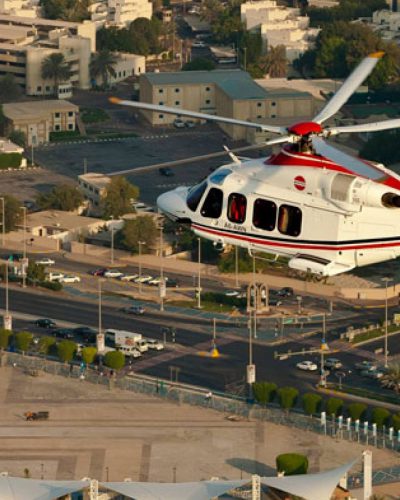 abu dhabi helicopter tour photos